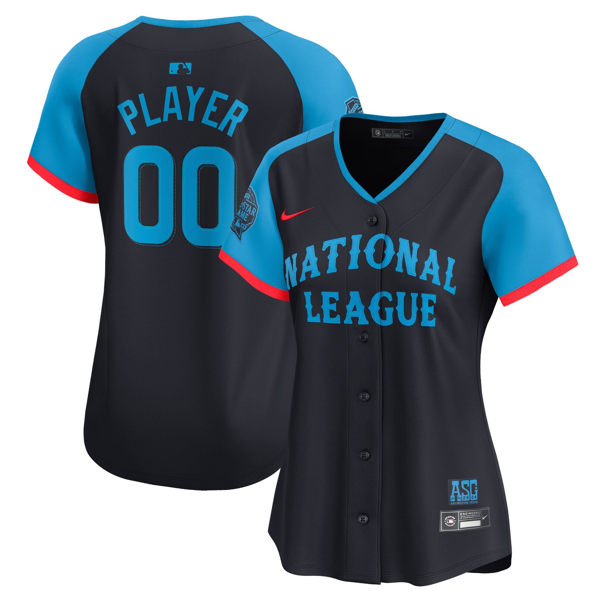 National League 2024 All-Star Game Limited Custom Jersey - Navy - All Stitched - Women, Navy