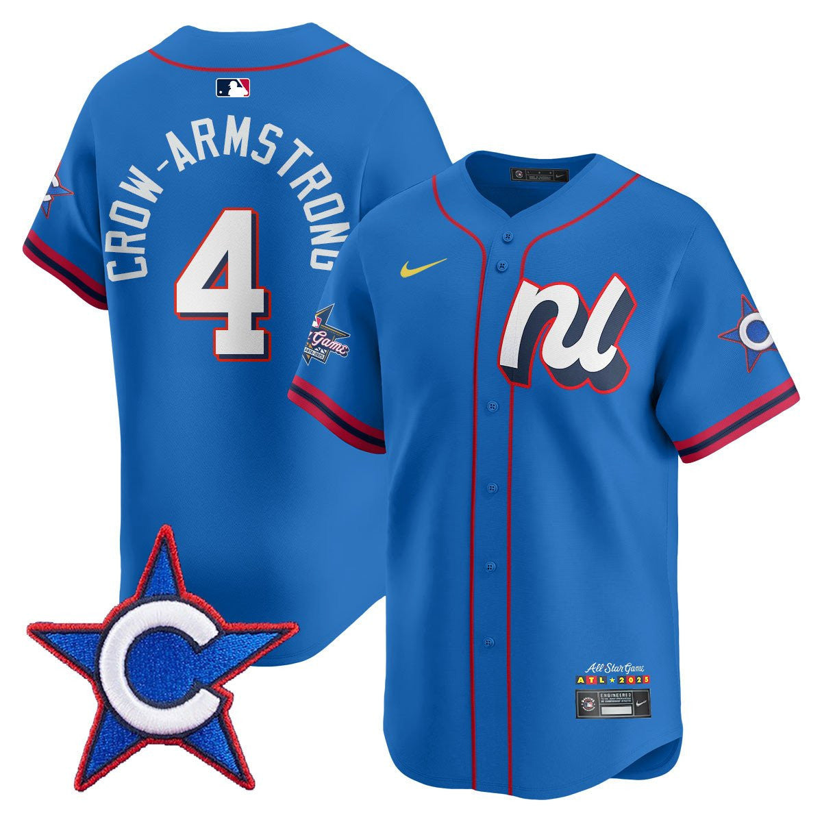 National League 2025 MLB All-Star Vapor Premier Limited Jersey - All Stitched - Men, Pete Crow-Armstrong
