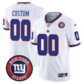 New York Giants Logo Patch Limited Custom Jersey - All Stitched