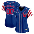 New York Yankees 2024 Independence Day Vapor Premier Limited Custom Jersey - All Stitched - Women, Royal