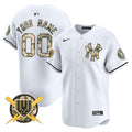 New York Yankees Armed Forces Day Vapor Premier Limited Custom Jersey - All Stitched - Men, White