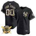 New York Yankees Armed Forces Day Vapor Premier Limited Custom Jersey - All Stitched - Men, Black