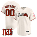 New York Yankees Nas Illmatic Vapor Premier Limited Custom Jersey - All Stitched - Men, Cream