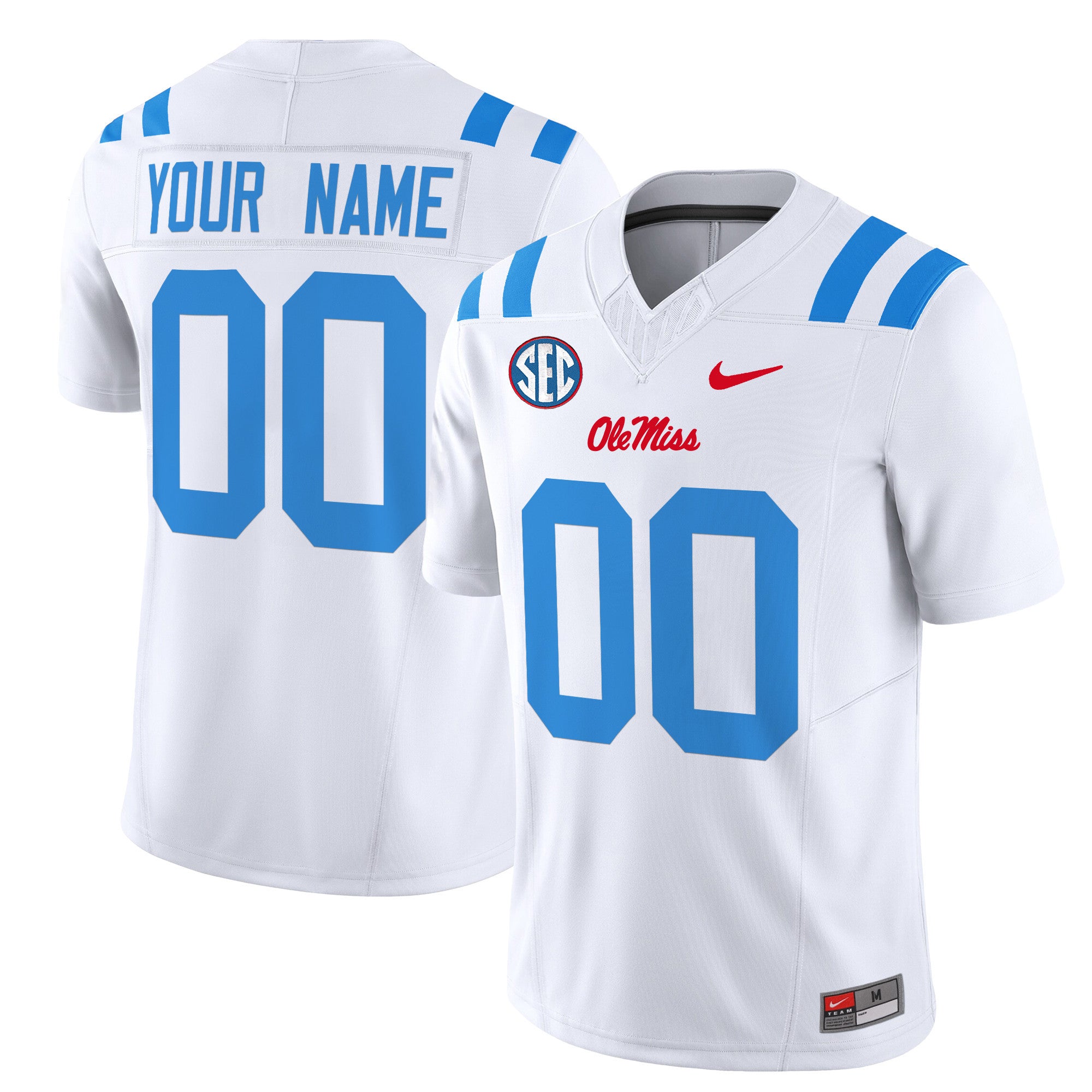 Ole Miss Rebels 2024 Vapor Limited Custom Jersey - All Stitched
