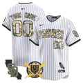 Padres Armed Forces Day Vapor Premier Limited Custom Jersey - All Stitched - Men, Pinstripe
