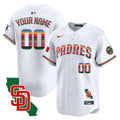 Padres Mexico California Patch Vapor Premier Limited Custom Jersey - All Stitched
