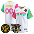 Padres Tony Gwynn & Faithful Patch Vapor Premier Limited Custom Jersey - All Stitched - Men, City Connect