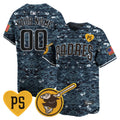 Padres USMC Alternate Vapor Premier Limited Custom Jersey - All Stitched - Men, Navy