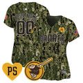 Padres USMC Alternate Vapor Premier Limited Custom Jersey - All Stitched - Women, Woodland