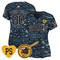 Padres USMC Alternate Vapor Premier Limited Custom Jersey - All Stitched - Women, Navy