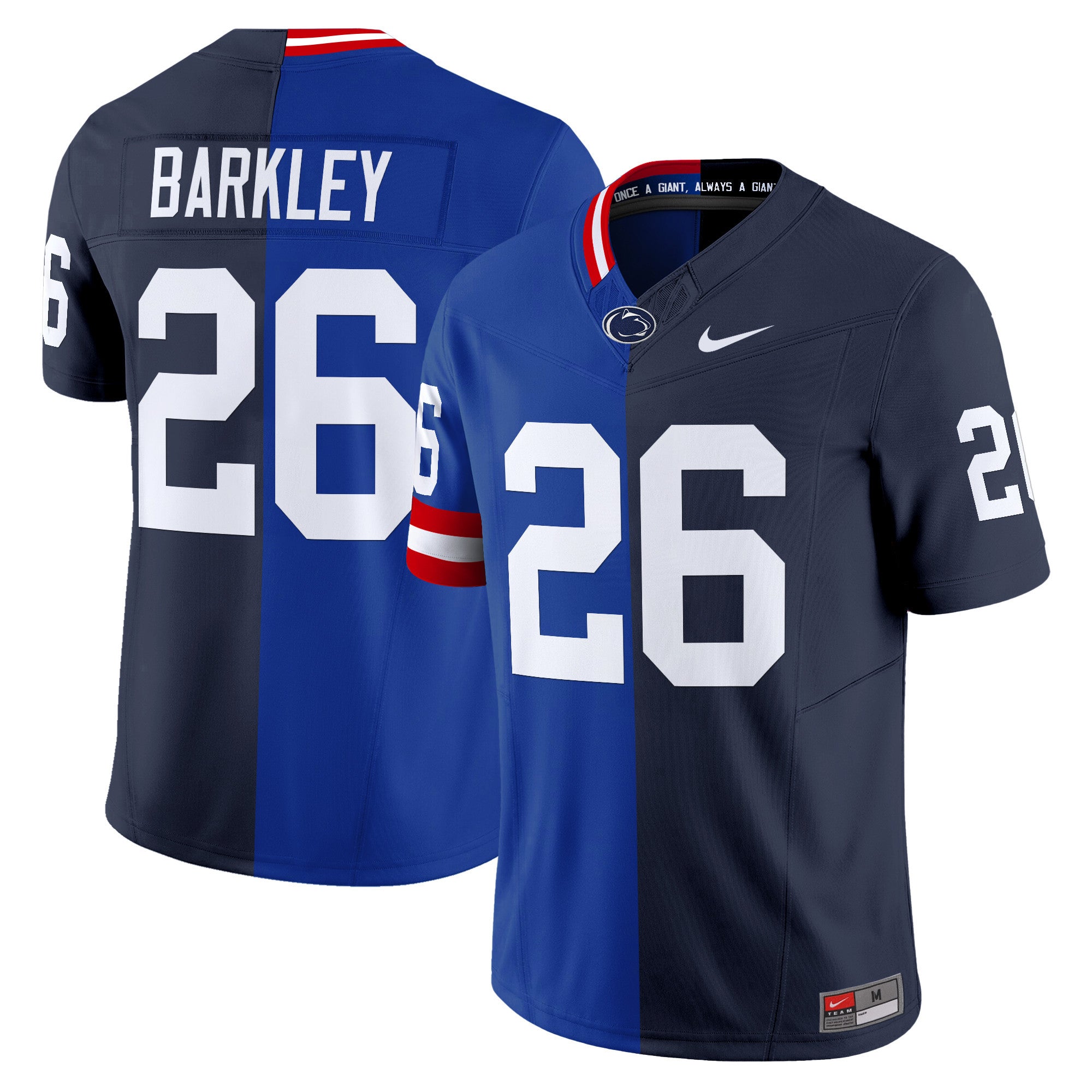 Penn State Nittany Lions Split Vapor Limited Jersey - All Stitched - Men, Saquon Barkley (Giants)