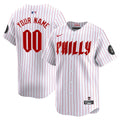 Phillies 2024 City Connect Vapor Premier Limited Custtom Jersey - All Stitched - Men, White