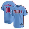 Phillies 2024 City Connect Vapor Premier Limited Custtom Jersey - All Stitched - Men, Light Blue