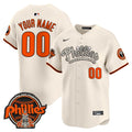 Phillies Halloween Vapor Premier Limited Custom Jersey - All Stitched - Men, Cream
