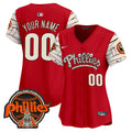 Phillies Halloween Vapor Premier Limited Custom Jersey V2 - All Stitched - Women, Red