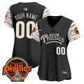 Phillies Halloween Vapor Premier Limited Custom Jersey V2 - All Stitched - Women, Black