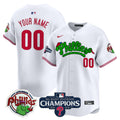 Phillies Phanatic 2024 NL East Division Champions Vapor Premier Limited Custom Jersey - All Stitched - Men, White