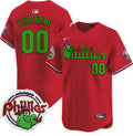 Phillies Phanatic Patch Vapor Premier Limited Custom Jersey V3 - All Stitched - Men, Red