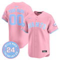 San Francisco Giants Bubblegum Pink Vapor Premier Limited Custom Jersey - All Stitched - Men, Pink