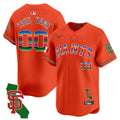 San Francisco Giants Mexico California Patch Vapor Premier Limited Custom Jersey - All Stitched - Men, Orange