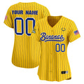 Savannah Bananas Vapor Premier Limited Custom Jersey - All stitched - Women, Pinstripe