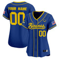 Savannah Bananas Vapor Premier Limited Custom Jersey - All stitched - Women, Royal