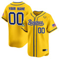 Savannah Bananas Vapor Premier Limited Custom Jersey - All stitched - Men, Yellow