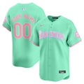 Seattle Mariners Bubblegum Pink Vapor Premier Limited Custom Jersey - All Stitched - Men, Light Teal