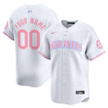 Seattle Mariners Bubblegum Pink Vapor Premier Limited Custom Jersey - All Stitched - Youth, White