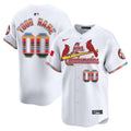 St. Louis Cardinals Fiesta Cardenales Vapor Premier Limited Custom Jersey - All Stitched - Men, White