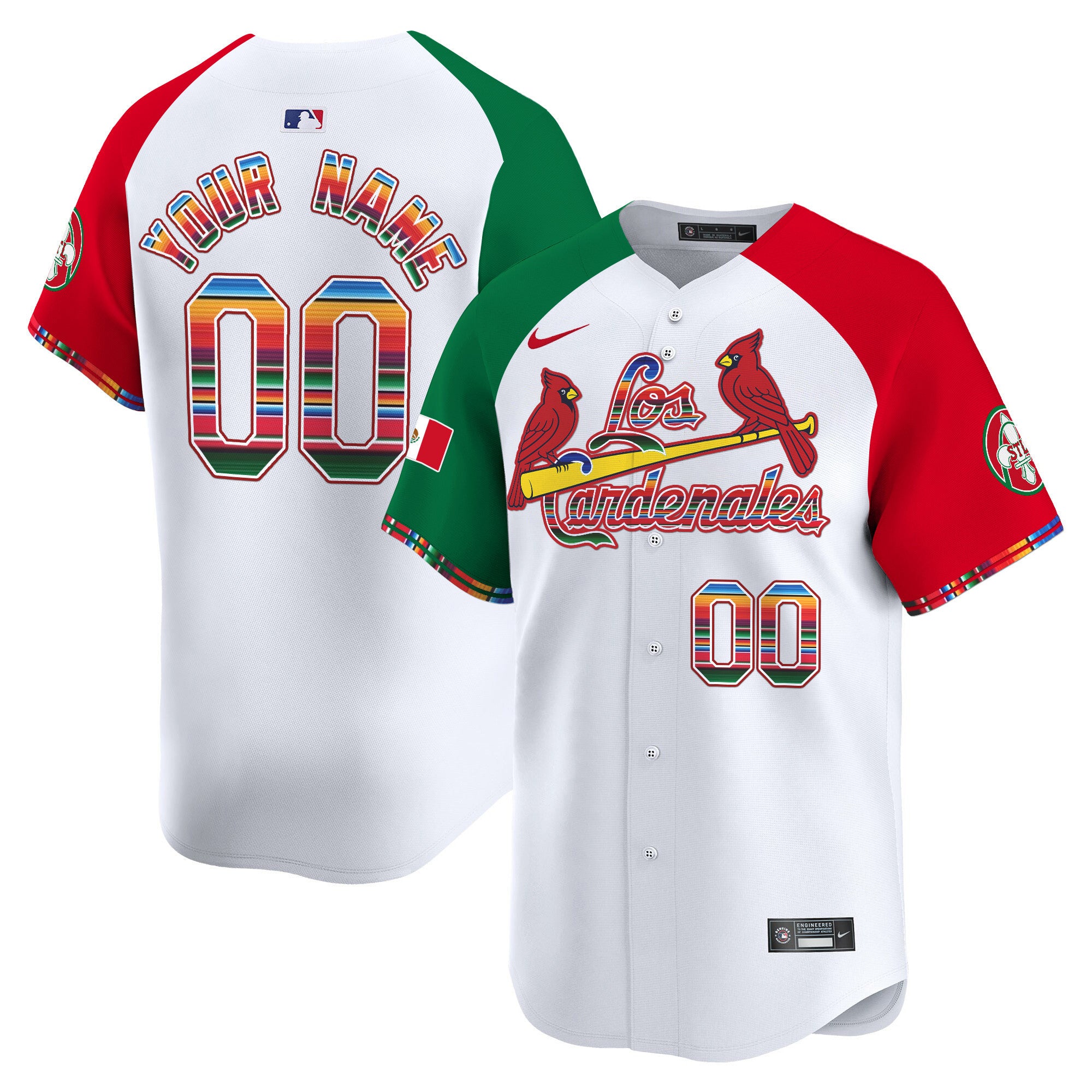 St. Louis Cardinals Fiesta Cardenales Vapor Premier Limited Custom Jersey - All Stitched - Men, Alternate