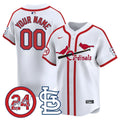 St. Louis Cardinals Memorial Vapor Premier Limited Custom Jersey - All Stitched - Youth, Cooperstown White