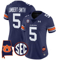 Women's Auburn Tigers 2024 Alabama Patch Vapor Limited Jersey - All Stitched - Navy, Lambert-Smith