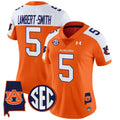 Women's Auburn Tigers 2024 Alabama Patch Vapor Limited Jersey - All Stitched - Orange Alternate, Lambert-Smith