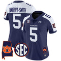 Women's Auburn Tigers 2024 Alabama Patch Vapor Limited Jersey - All Stitched - Navy Alternate, Lambert-Smith