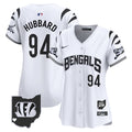 Women's Bengals Vapor Premier Limited Jersey - All Stitched - White Limited, Sam Hubbard