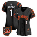 Women's Bengals Vapor Premier Limited Jersey - All Stitched - Black, Ja'Marr Chase