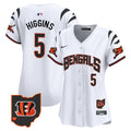 Women's Bengals Vapor Premier Limited Jersey - All Stitched - White, Tee Higgins