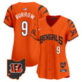Women's Bengals Vapor Premier Limited Jersey - All Stitched - Orange, Joe Burrow