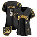 Women's Bengals Vapor Premier Limited Jersey - All Stitched - Black Gold, Tee Higgins