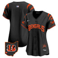 Women's Bengals Vapor Premier Limited Jersey - All Stitched - Black, #1 Team