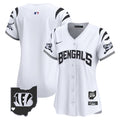 Women's Bengals Vapor Premier Limited Jersey - All Stitched - White Limited, #1 Team
