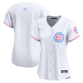 Women's Chicago Cubs Bubblegum Pink Vapor Premier Limited Jersey - All Stitched - White, Team