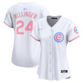Women's Chicago Cubs Bubblegum Pink Vapor Premier Limited Jersey - All Stitched - White, Cody Bellinger