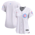 Women's Chicago Cubs Bubblegum Pink Vapor Premier Limited Jersey - All Stitched - Pinstripe, Team