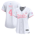 Women's Chiefs Bubblegum Pink Vapor Premier Limited Jersey - All Stitched - White, Rashee Rice