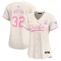 Women's Chiefs Bubblegum Pink Vapor Premier Limited Jersey - All Stitched - Cream, Nick Bolton