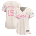 Women's Chiefs Bubblegum Pink Vapor Premier Limited Jersey - All Stitched - Cream, Patrick Mahomes