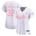 Women's Chiefs Bubblegum Pink Vapor Premier Limited Jersey - All Stitched - Pinstripe, Nick Bolton