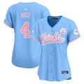 Women's Chiefs Bubblegum Pink Vapor Premier Limited Jersey - All Stitched - Light Blue, Rashee Rice